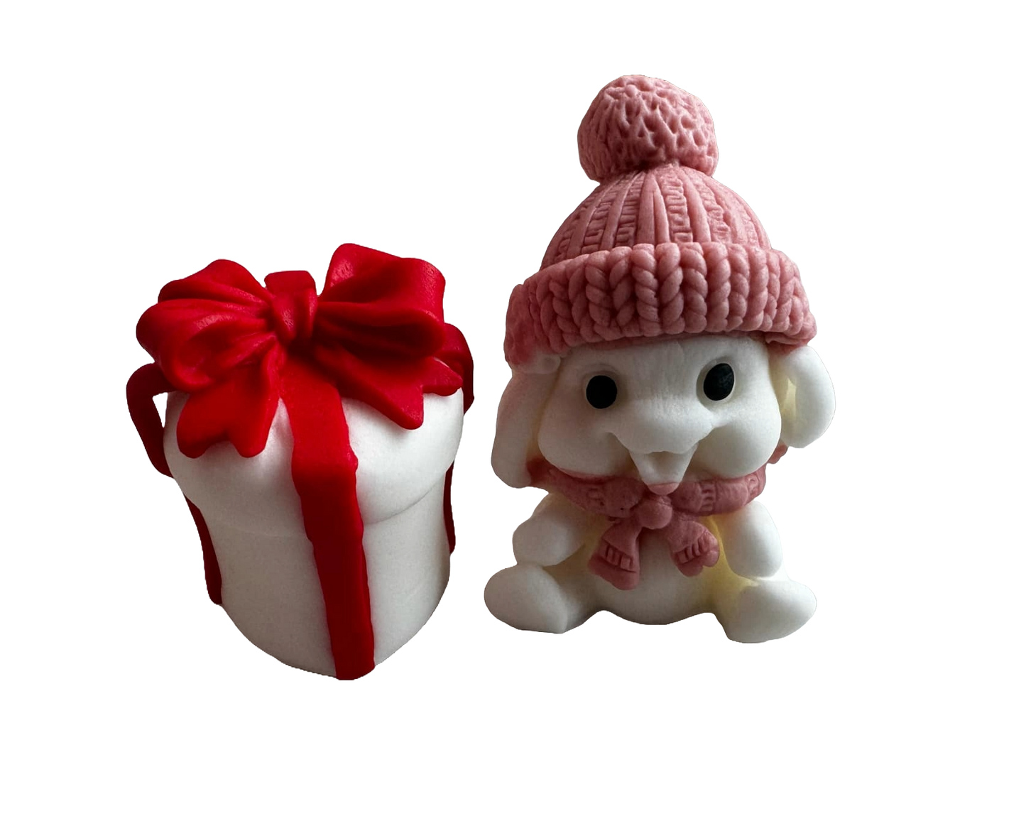 Set mit 2 essbaren Dekorationen aus Zuckerpaste, Emotion of Gifts, Mädchendekorationen aus Zuckerpaste Naty Shop