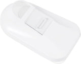 keeeper Ausgießbox für Trockenvorräte, stufenlos verstellbarer Dosierdeckel, Kunststoff, 500 ml, 8 x 4,5 x 15 cm, Paola, weiß Frischhaltedosen Naty Shop