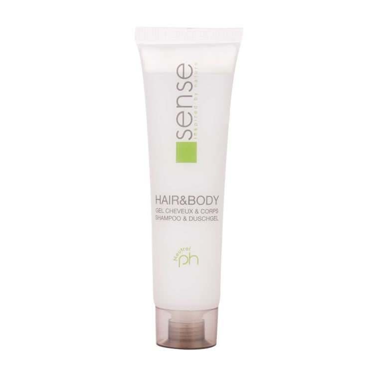 Mischgel 2 in 1, Haar & Körper, 30 ml, 160 Stück Naty Shop Hotel Cosmetics