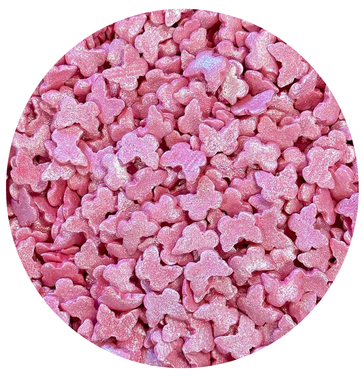 Rosa Schmetterlingsstreusel, 100g Nati Shop