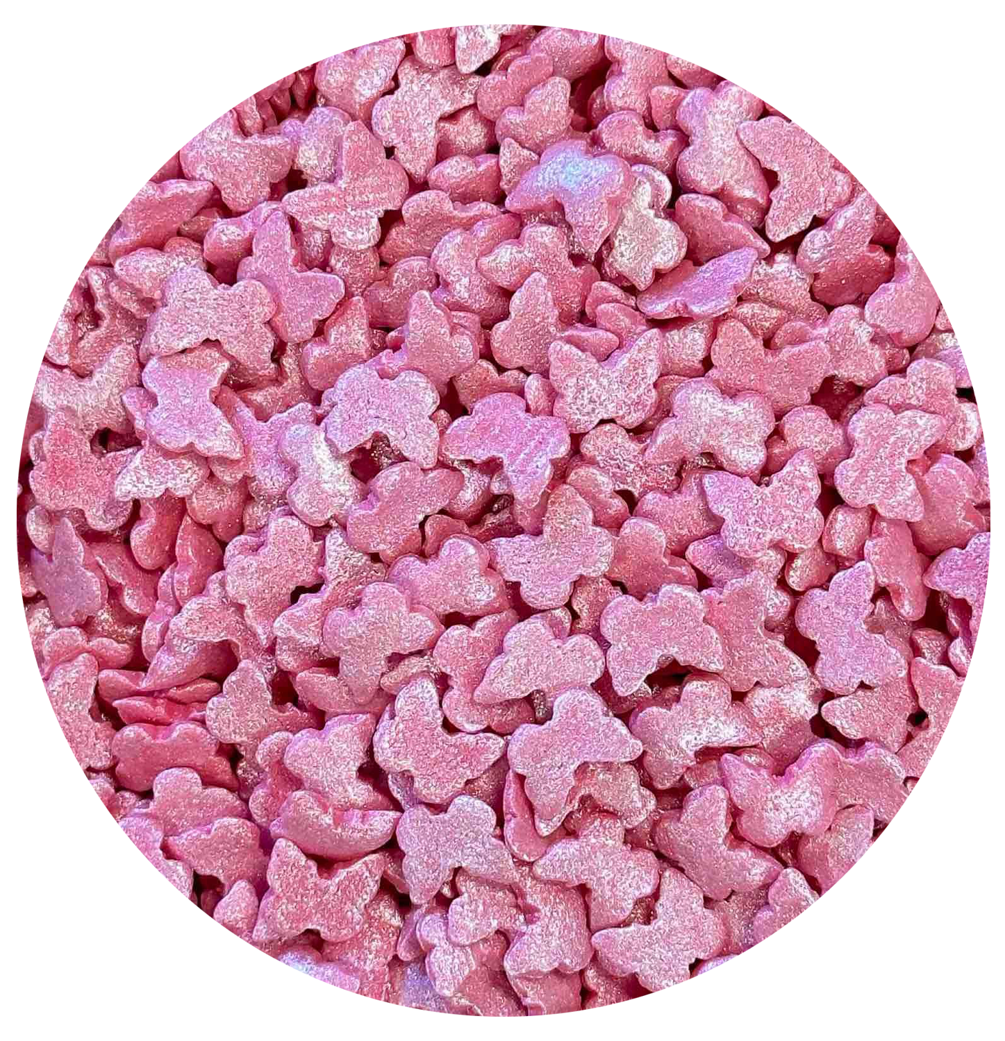 Rosa Schmetterlingsstreusel, 100g Nati Shop