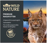 Dehner Wild Nature Katzenfutter Unterholz, Nassfutter getreidefrei / zuckerfrei, für ältere Katzen, Wildschwein, 6 x 400 g Dose, (2,4 kg)
