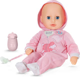 BABY Born Hannah Play with Me – Babypuppe mit 5 Funktionen – Weicher Materialkörper inklusive Zubehör – 36 cm große Puppe – Batteriebetrieben – Geeignet für Kinder ab 1 Jahr