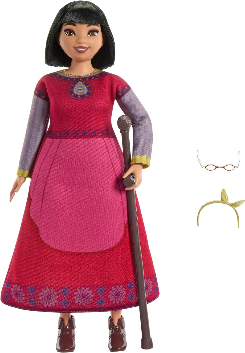 Mattel Disney Wish Dahlia of Rosas Puppe und Zubehör, bewegliche Modepuppe, HPX24