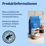 von Amazon Kaffeebohnen, entkoffeiniert, Lichte Röstung, 2 kg (2 Packungen mit 1 kg), Rainforest Alliance zertifiziert