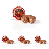 Reber Bites Chocolate and Truffle Pie, Brandtrüffel auf cremigem Nougat, umhüllt von zarter Alpenmilchschokolade, 40g (1 Stück)