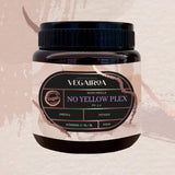 VEGAIROA – No Yellow Plex Mask – Neutralisierende Maske für Gelb- und Orangetöne – Feuchtigkeitsspendende Pflege – Lila Pigment – Professionelles veganes Haarprodukt – 275 g Naty Shop Haarmaske