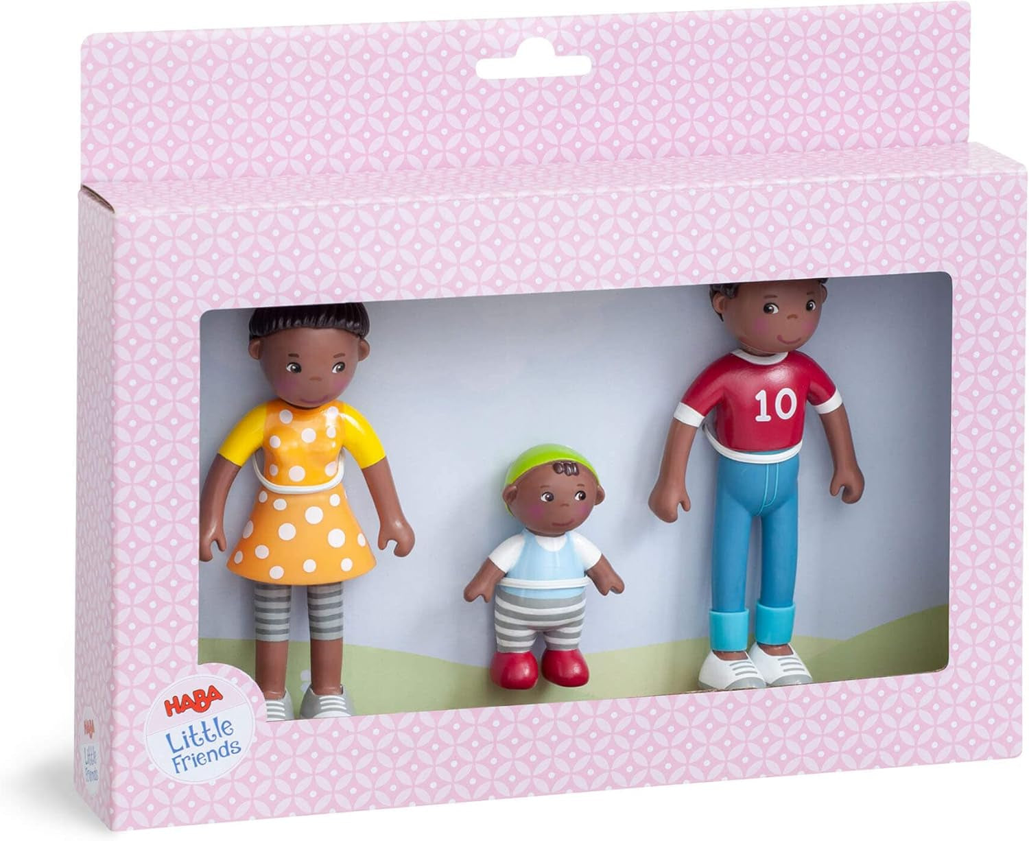 HABA 306696 – Little Friends Family Time Spielset, flexibles Puppenzubehör, ab 3 Jahren