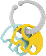Chicco Essensgeschenkset Dou Dou, Lätzchenset, Hochstuhlspielzeug mit Saugnapf in Form eines süßen Huhns, mit zwei bunten Rasseln, leicht zu fangen ab 6 Monaten Babyspielzeug Naty Shop