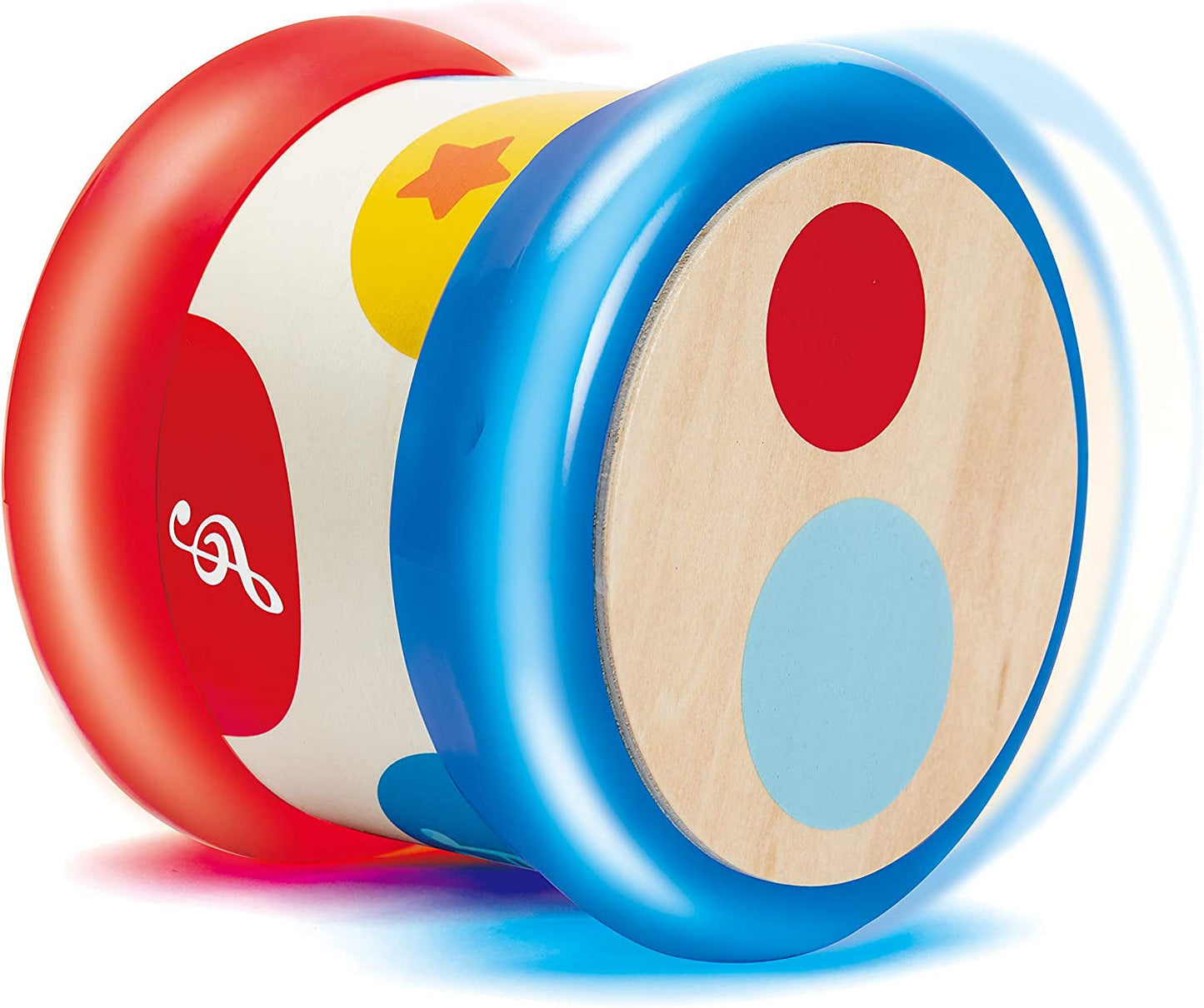 Hape Babytrommel | Rollendes Musikspielzeug für die Kleinen zum Erlernen von Rhythmen und verschiedenen Klängen, batteriebetrieben, ab 6 Monaten Babyspielzeug Naty Shop