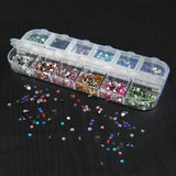 Nagel-Strasssteine ​​mit Punktierungswerkzeugen, 3D-Nageldekoration, Nagel-Glitzerstein-Set, Nail-Art-Glitzer, Nagelzubehör, Nageldesign mit Pinzette