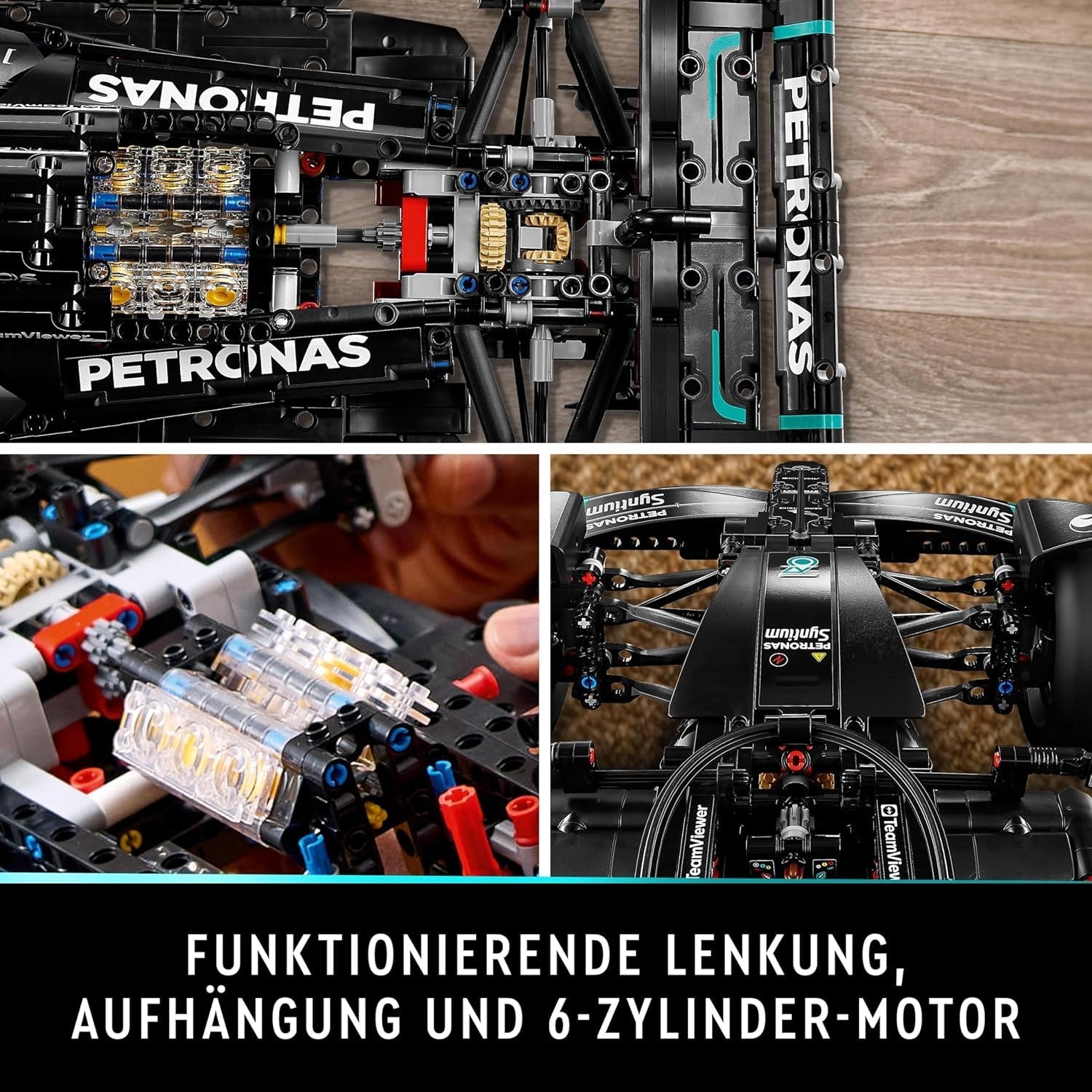 LEGO Technic Mercedes-Amg F1 W14 E Performance-Set für Erwachsene, maßstabsgetreues Modell-Rennauto, Sammlerstücke für Zuhause oder im Büro, Formel-1-Geschenke für Männer, Frauen 42171 Bausets Besuchen Sie den LEGO-Store