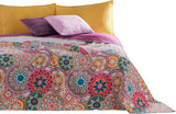 Decoking 12222 Tagesdecke 200 x 220 cm, rosa, lila, weiß, gefärbt, anthrazit, Tagesdecke, doppelseitig, farbig, rosa, weiß, lila, Steppung, Bibi-Betten und Decken. Besuchen Sie den DecoKing-Store Lila Weiß 200 x 220