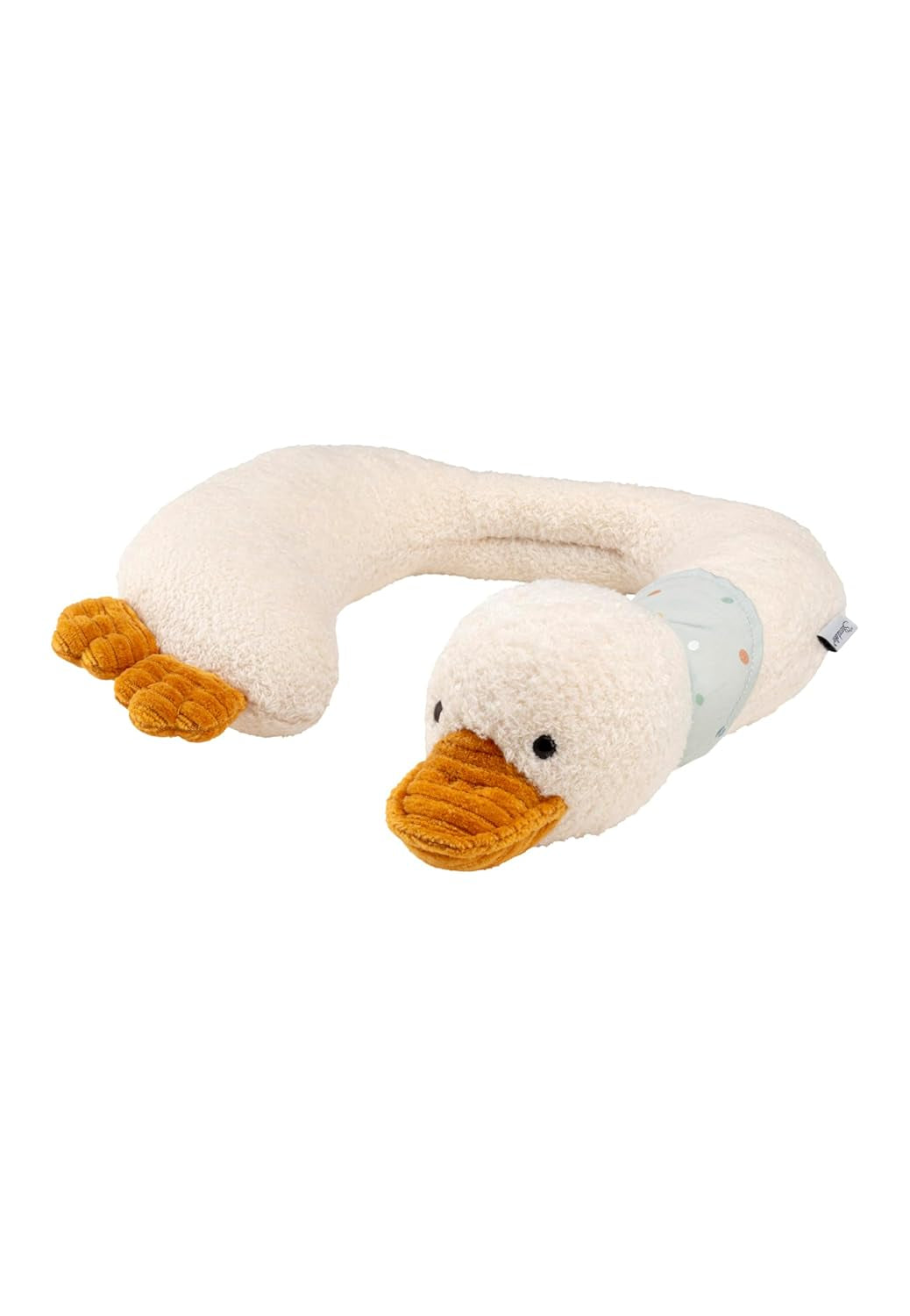 Edda Lou Enten-Nackenstütze, U-förmiges Nackenkissen, Tierkopfkissen für Jungen und Mädchen, ideal für Auto, Flugzeug und Reisen, orthopädische Zervikalkissen, Naty Shop Standardtitel
