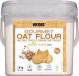 Weider Gourmet Haferflocken (1,9 kg) Brownie-Geschmack. Vollkorn-Haferflocken. Proteinquelle mit niedrigem Zuckergehalt.