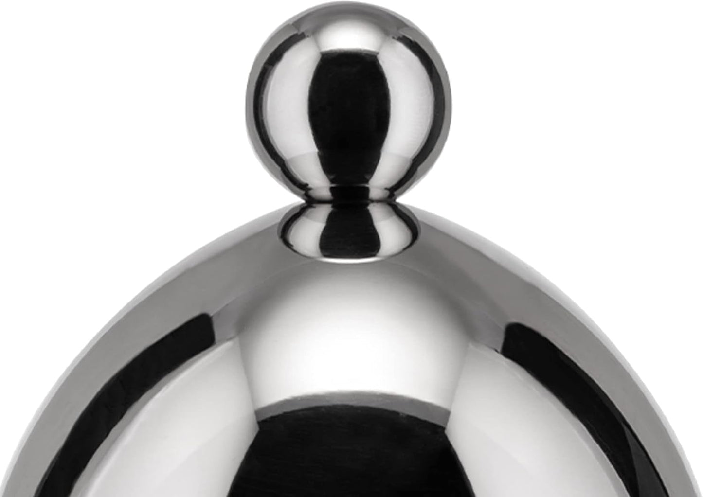 Alessi 90024 Teekanne mit Löffel, aus 18/10 Edelstahl, hochglanzpoliert