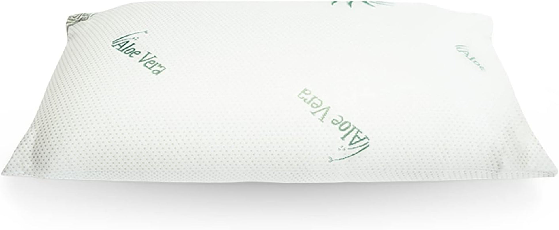 Mister Sandman Ergonomisches Kissen 40 x 80, Nackenkissen mit Aloe Vera-Kissenbezug, Visco-Kissen perfekt für Bauchschläfer, Rückenschläfer und Seitenschläfer, Memory-Schaum-Kissen, orthopädische Nackenkissen, Naty Shop