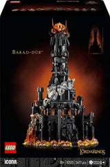 LEGO Icons Der Herr der Ringe: Barad-Door-Bauset für Erwachsene mit Sauron, Gothmog, Orc, Frodo, Sam und Gollum als Minifiguren, Film-Erinnerungsstücke, Fan-Sammlerstücke, 10333 Bausets. Besuchen Sie den LEGO-Store