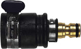 Steckbarer Wasserhahnanschluss | Durchmesser 20-30 mm | Massives Messing | Sicher und langlebig | Sichere Befestigung | Robust und korrosionsbeständig, schwarz/silber/gold