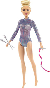Barbie „You Can Be Anything“-Serie, blondes Haar, Zubehör für rhythmische Gymnastik, Puppe im Lieferumfang enthalten, Geschenk für Kinder, Spielzeug, ab 3 Jahren, GTN65