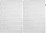 Abeil 4-Jahreszeiten-Steppdecke, weiß, Polyester, weiß, 240 x 260 cm Steppdecken und Steppdecken Naty Shop