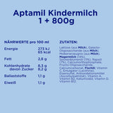 Aptamil Wachstumsmilch 1 Plus - Wachstumsmilch ab 1 Jahr - 800g