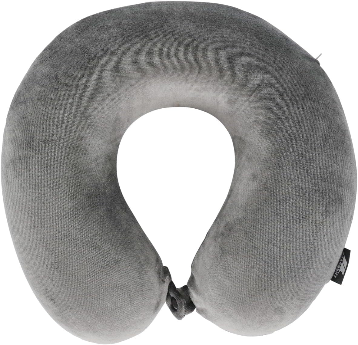 Trespass Memow Memory-Schaum-Nackenkissen mit abnehmbarem Bezug, Grau, Stück Naty Shop Zervikale orthopädische Kissen, Grau, Stück