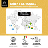 KING'S COFFEE – SPEZIALRÖSTUNG – 1 kg Barista Premium Espressobohnen – Kaffee mit niedrigem Säuregehalt – Röstung in kleinen Mengen in Italien – Die feinste Arabica-Robusta-Mischung für Vollautomaten und Siebträgermaschinen