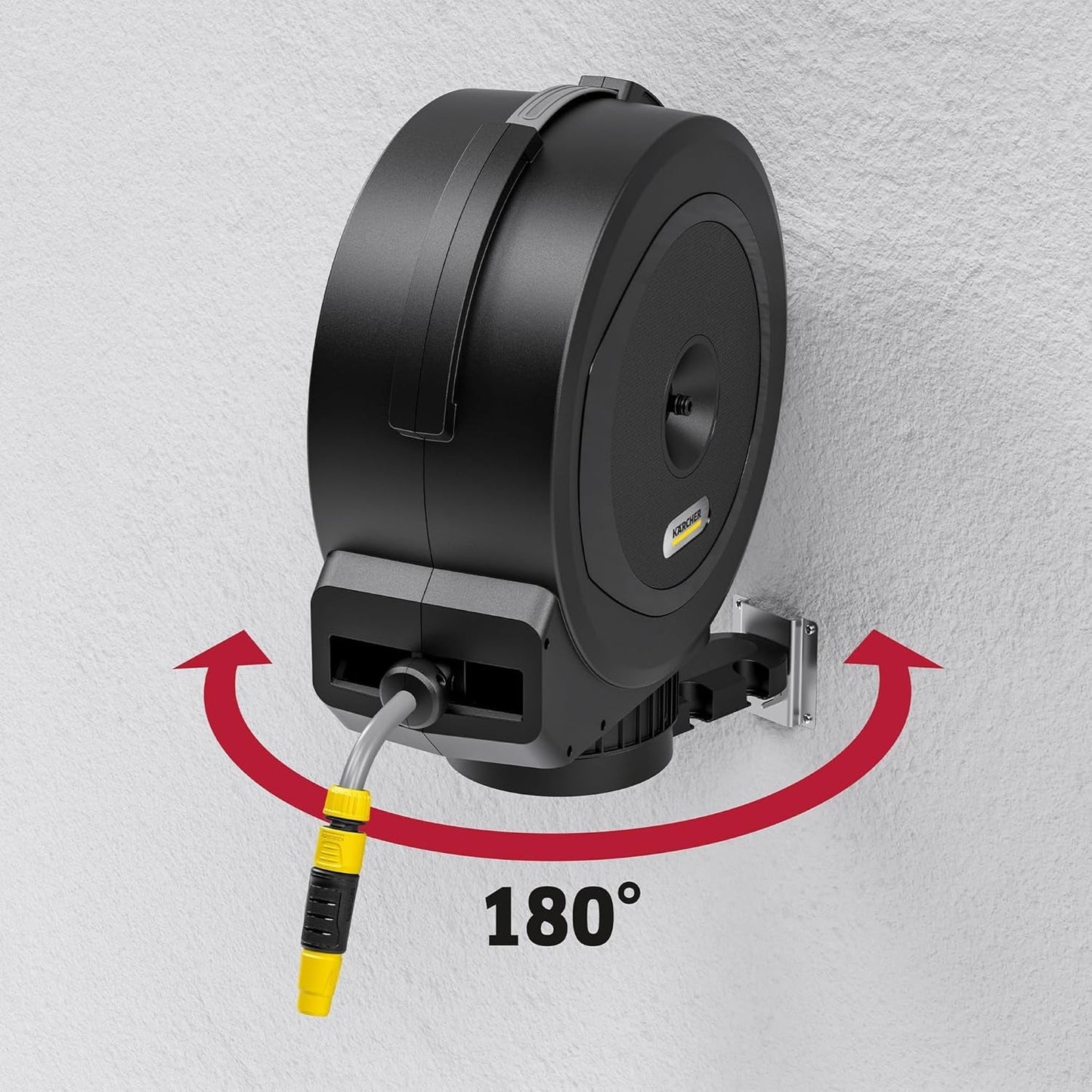 Automatische Schlauchbox Kärcher HBX 5.35: 35 m Schlauch, Verbindungsschlauch: 1,5 m; automatischer Schlauchrückzug, komfortabel und flexibel, schwarz