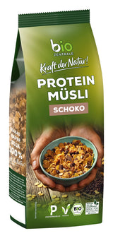 Biozentrale Proteinmüsli pur – 375g – Bio mit Honig – Als Frühstücksflocken oder als Snack