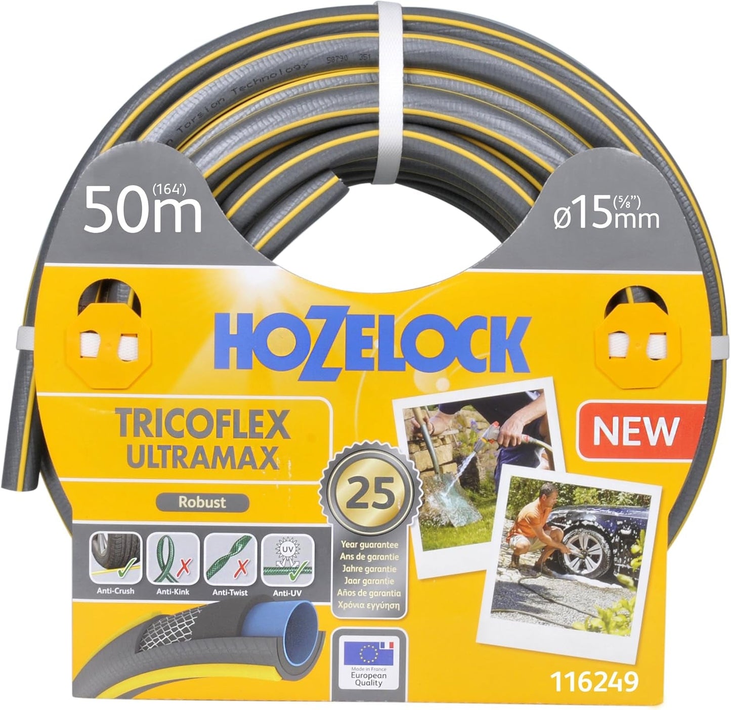 Schlauch Hozelock Tricoflex Ultramax 25 m (Durchmesser 12,5 mm)