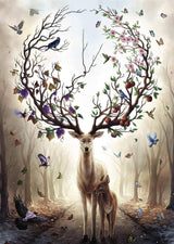 Ravensburger Puzzle 12000459 – Magic Deer – 1000 Teile Puzzle für Erwachsene und Kinder ab 14 Jahren, Hirschpuzzle Puzzle Naty Shop Altes Design