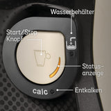 Bosch Tassimo Happy Friendly TAS107E Kapsel-Espressomaschine, 70+ Getränke, für alle Tassen geeignet, Auto-Stop, nachhaltig, perfekte Dosierung, platzsparend, 1400 W, Creme/Schwarz