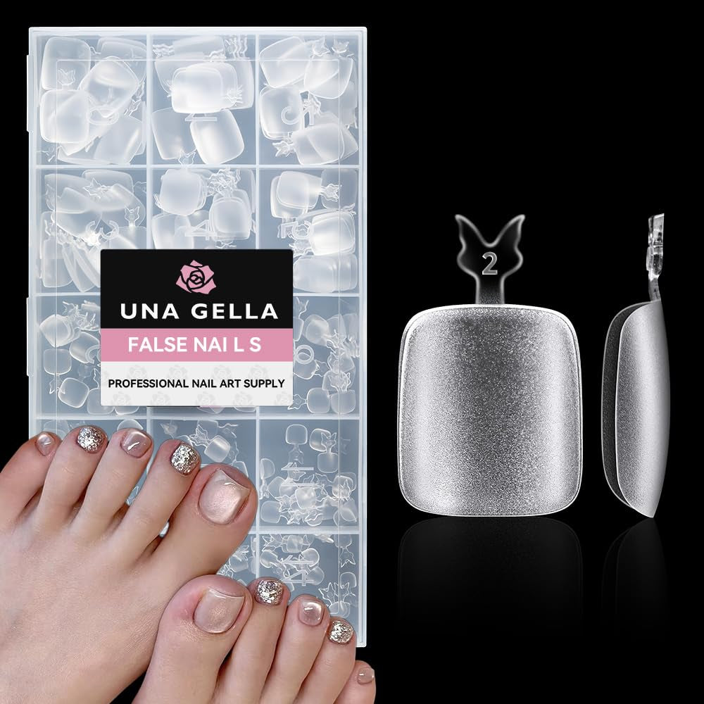 Ballerina-Gel-Nagelspitzen, 216 Stück, 12 Größen, weiche Gel-Nagelspitzen, vollständige Abdeckung, Nagelverlängerungs-Set, halbmatt, DIY, Heimkunst