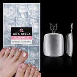Ballerina-Gel-Nagelspitzen, 216 Stück, 12 Größen, weiche Gel-Nagelspitzen, vollständige Abdeckung, Nagelverlängerungs-Set, halbmatt, DIY, Heimkunst