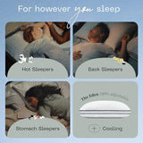 Coop Home Goods Eden Cool verstellbares Kissen, King-Size-Größe, verstellbarer Gel-Memory-Schaum, weicher, atmungsaktiver Lulltra-Stoff, ideal für alle Schläfer, umweltfreundlich, Naty Shop Standard-Kissen
