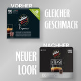 Caffè Vergnano 1882 – Èspresso Kompostierbare Kaffeekapseln, kompatibel mit Nespresso, Intenso (Intenso) – Packung enthält 100 Kapseln