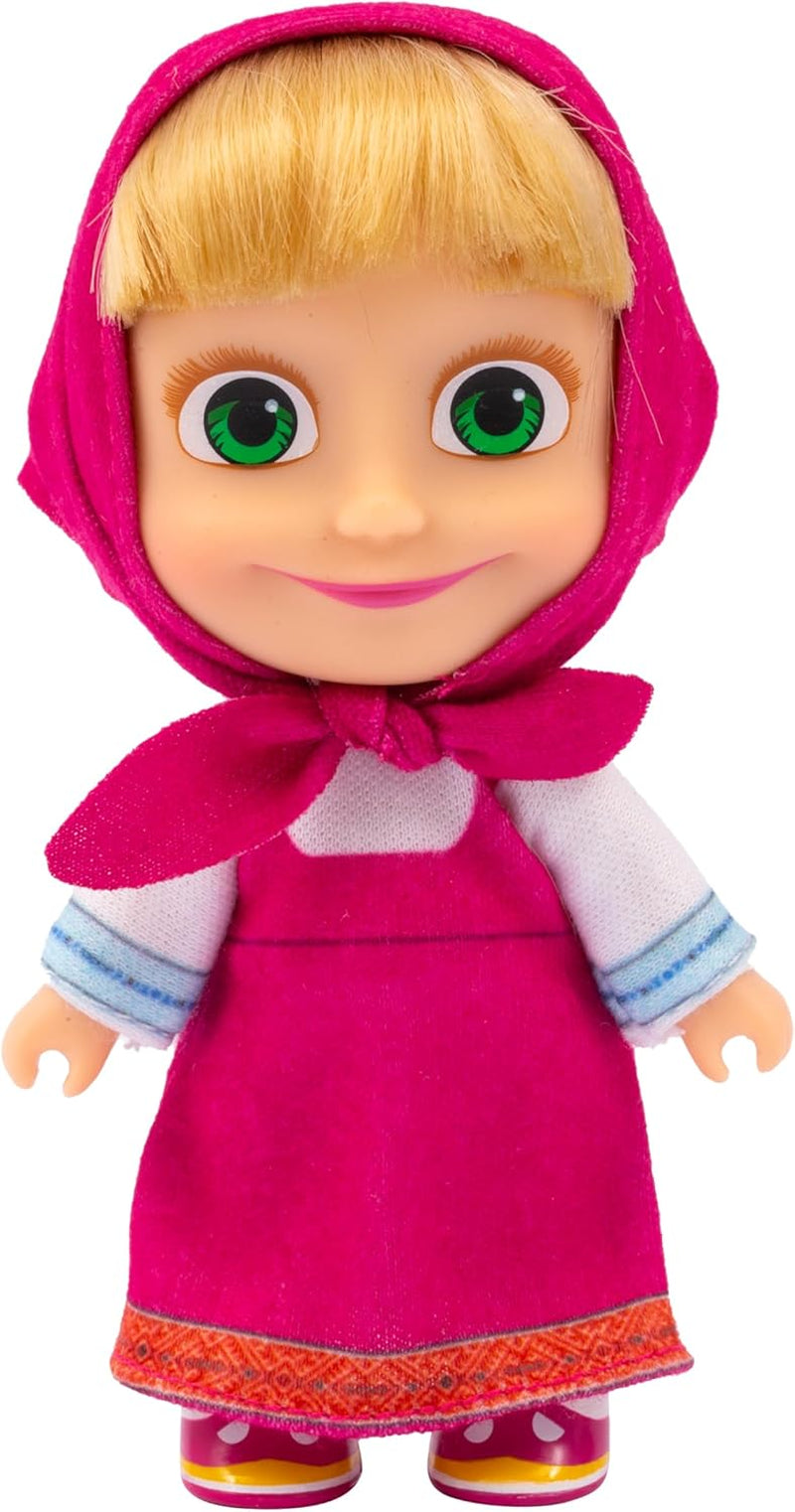 Mascha und Michka-Puppe, 12 cm, zum Sammeln, Sommer-Outfit, Modell, Spielzeug für Kinder ab 3 Jahren, MHA001