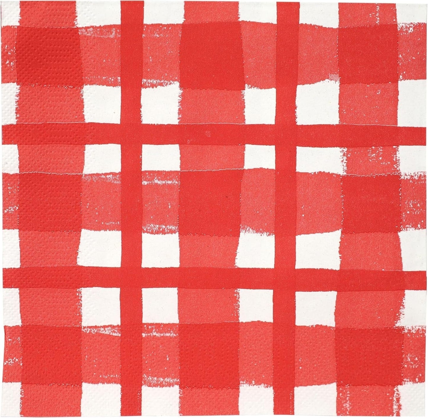 Talking Tables 20 x Einweg-Recyclingpapierservietten mit gelbem Gingham-Karomuster für Sommerpicknicks und Abendessen im Freien, umweltfreundlich für Geburtstagsfeiern, Ostern, Hochzeiten, Grillabende, 3-lagig, 33 cm