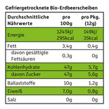 FRECHE FREUNDE Bio-Erdbeer-Fruchtchips, gefriergetrocknete Fruchtchips, natürliche geschnittene Trockenfrüchte ohne Zuckerzusatz, vegan, laktosefrei, glutenfrei, 12er-Pack (12 x 12 g)
