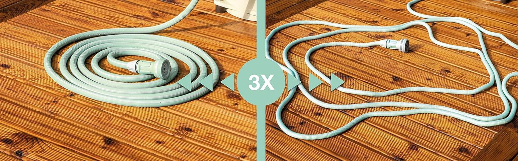 Magic Soft Smart 30 Meter – Gartenbewässerungsrohr, knoten- und verdrehsicher, Wasserschlauch