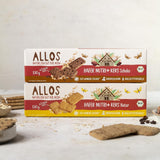 Allos Nutri Bio-Hafercracker | Knusprige Vollkorn-Hafercracker | Mit Honig 6 x 130 g süßen