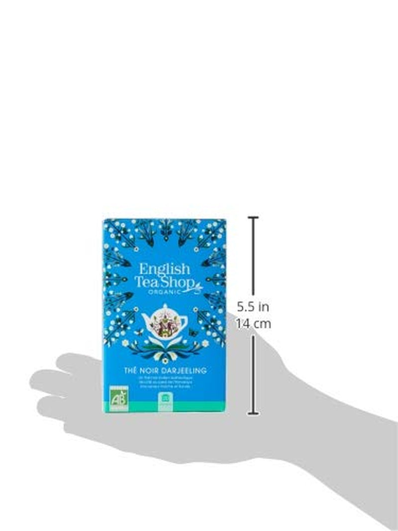ETS - Darjeeling Schwarztee, BIO, 20 Teebeutel (2er Pack)