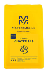Kaffeebohnen Martermühle Guatemala 1kg stark | Arabisch | Geschmacksrichtungen: Haselnüsse, leichte Gewürze, Schokolade mit Trauben | Hell geröstete ganze Kaffeebohnen, geringer Säuregehalt