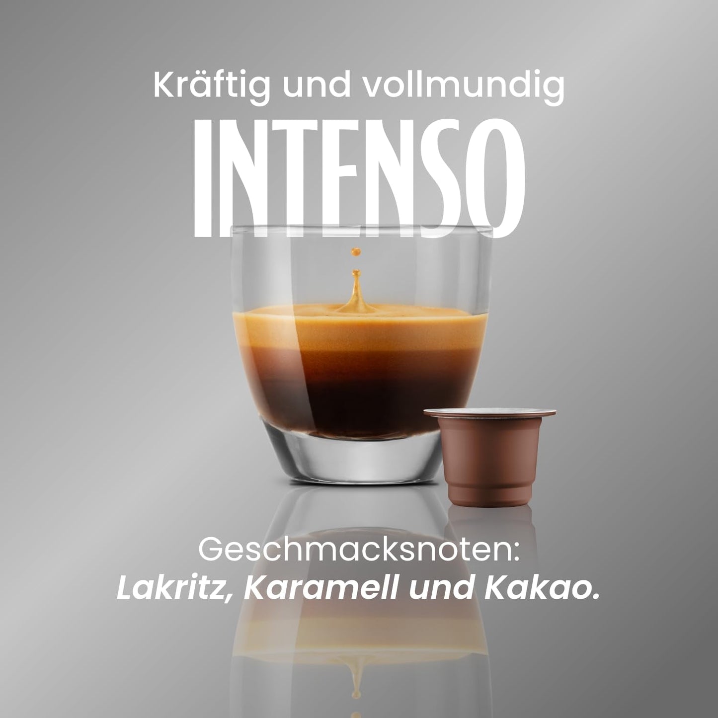 Caffè Vergnano 1882 – Èspresso Kompostierbare Kaffeekapseln, kompatibel mit Nespresso, Intenso (Intenso) – Packung enthält 100 Kapseln