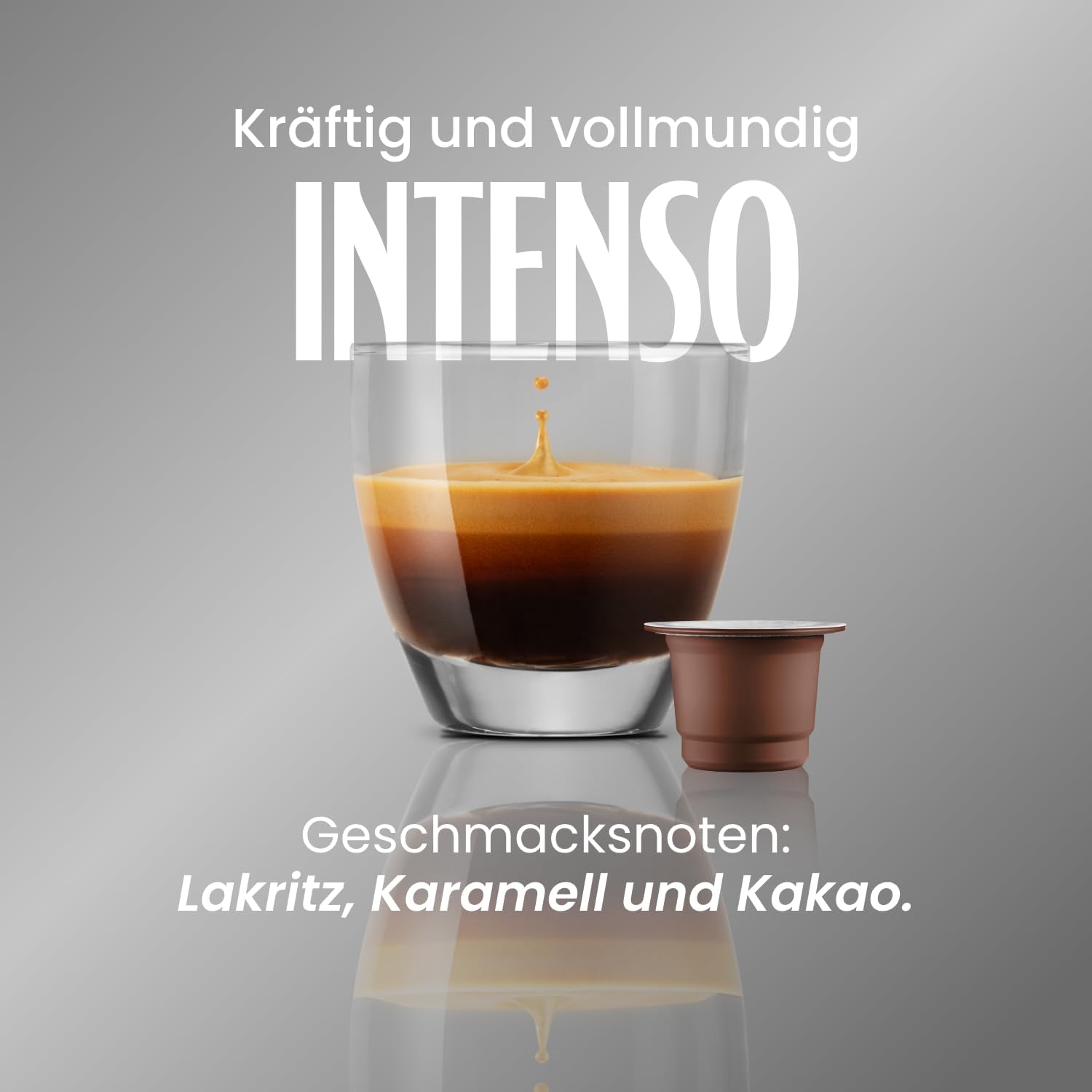 Caffè Vergnano 1882 – Èspresso Kompostierbare Kaffeekapseln, kompatibel mit Nespresso, Intenso (Intenso) – Packung enthält 100 Kapseln