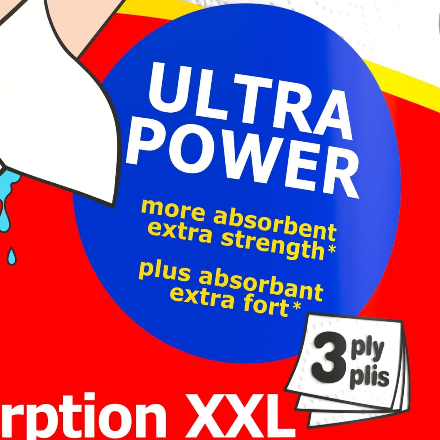 Küchenrollen Renova Renova Ultrapower | 24 XXL-Rollen = 60 Standardrollen | 3 extrem saugfähige und äußerst widerstandsfähige Schichten | Fsc-zertifiziertes Papier