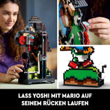 LEGO Super Mario World: Mario & Yoshi Nintendo-Sammelset, Pixelfiguren, Modellbau und -ausstellung, Heimdekoration und Sammlerstücke, Modellbausatz und Geschenk für erwachsene Fans 71438 Bausets Besuchen Sie den LEGO-Store