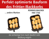 ROMMELSBACHER Heißluftfritteuse mit Fenster FRH 1700, 10 Programme, geräuschlos Haushaltsgeräte Naty Shop