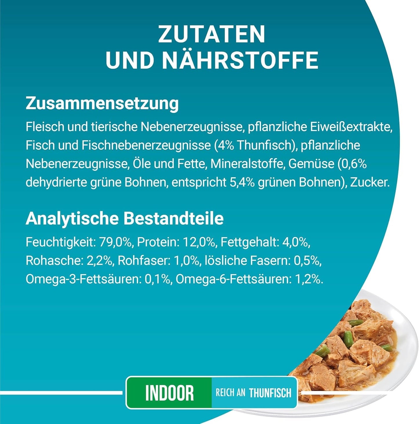 PURINA ONE Indoor Formula Nassfutter für Katzen, zarte Stücke in Soße für selbstgemachte Katzen mit Thunfisch, 26er-Pack (26 x 85 g)